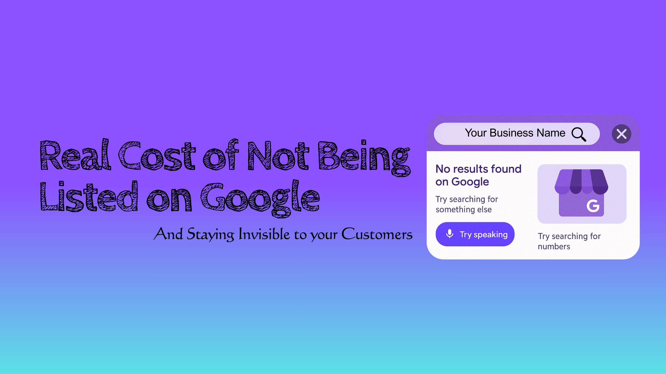 The Real Cost of Not Getting Listed on Google